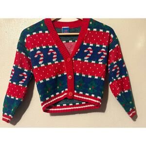 Vintage Kids size 6X New Moves Christmas/Holiday Sweater unisex